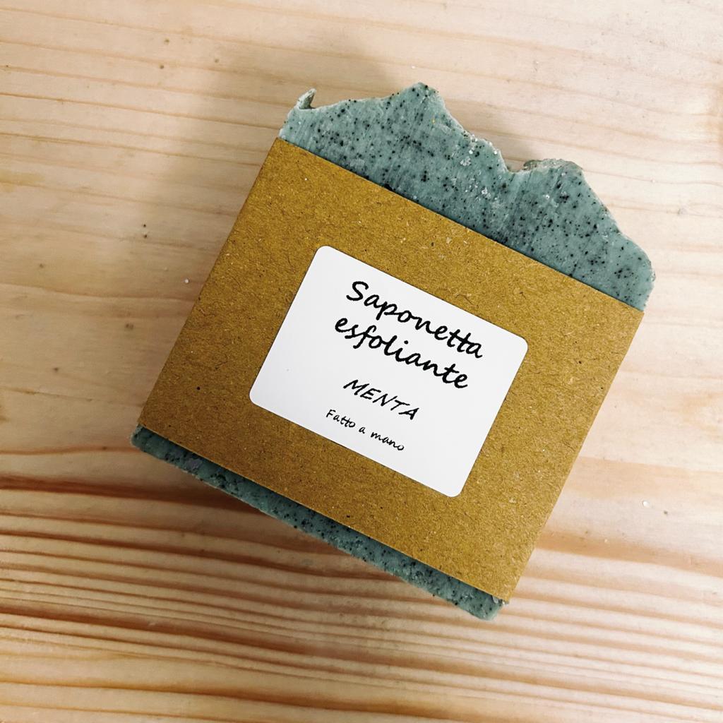 Sapone esfoliante alla menta